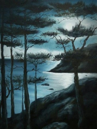 Мастер-класс по живописи «Ночное море» в Артеме