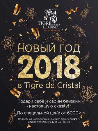 Новый год 2018 в Tigre de Cristal