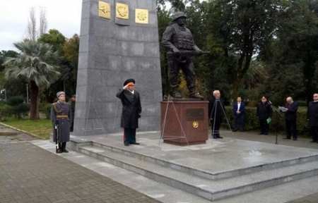 В Абхазии открыли памятник миротворцам грузино-абхазского конфликта.