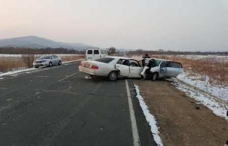 С 1 по 4 января на территории Приморского края зарегистрировано 195 автоаварий.