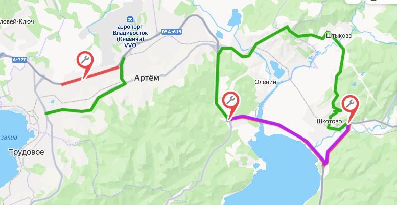 Новости Артёма: 27–31 октября частично закроют дороги к аэропорту