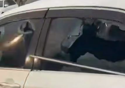 «Разбили стёкла и порезали колёса»: Полиция Артёма ищет подозреваемых в повреждении автомобиля на Тихоокеанской