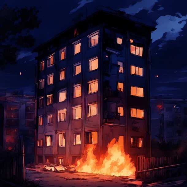 Спасатели вывели из горящего дома в Артёме 17 человек