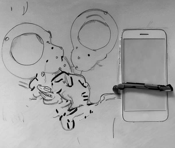 В Артёме задержан грабитель, укравший телефон и скрывшийся с места ДТП