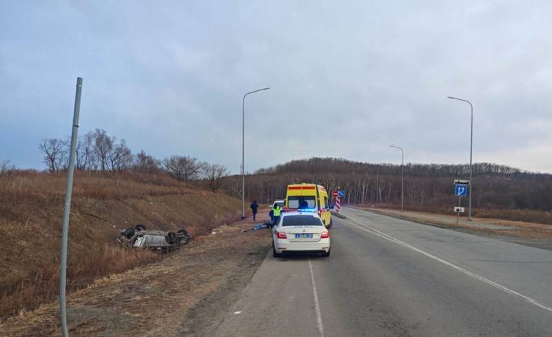 Смертельное ДТП в Артёме: водитель Prius погиб при опрокидывании